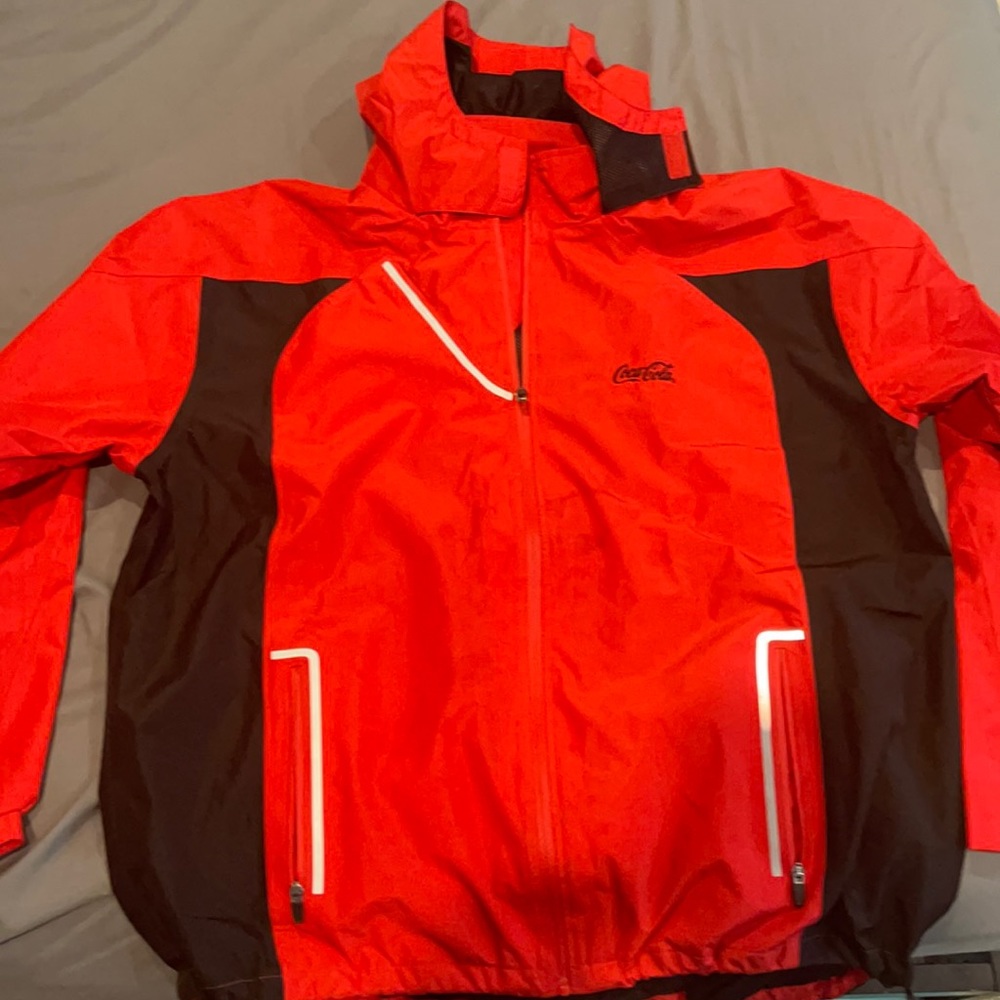 Coca Cola Rain Jacker XXL